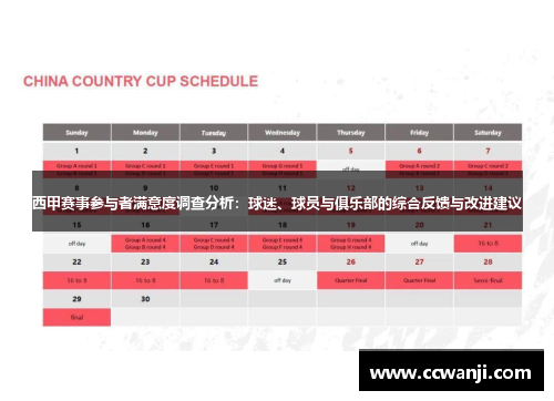 西甲赛事参与者满意度调查分析：球迷、球员与俱乐部的综合反馈与改进建议